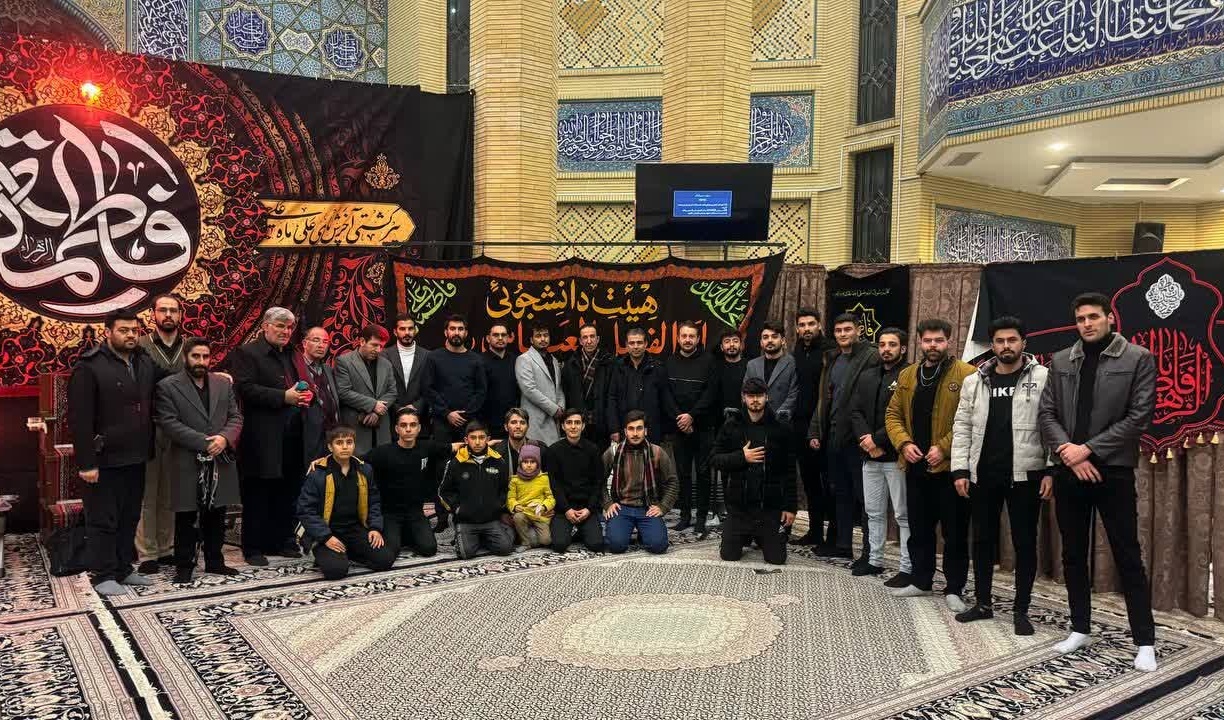 دسته‌ عزاداری مراسم شهادت بانوی دوعالم حضرت فاطمه زهرا سلام‌الله‌علیها