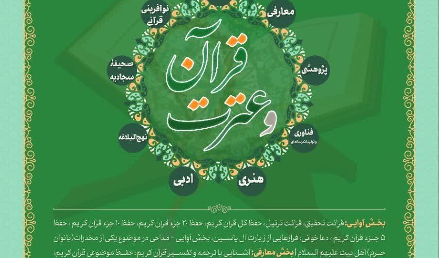  برگزاری مرحله دانشگاهی بخش معارفی سی و نهمین جشنواره سراسری قرآن و عترت (ع) دانشجویان