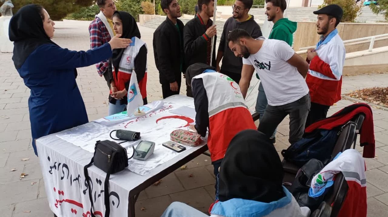 گزارش برپایی ایستگاه سلامت جسم با عنوان "دسترسی عادلانه به سلامت"