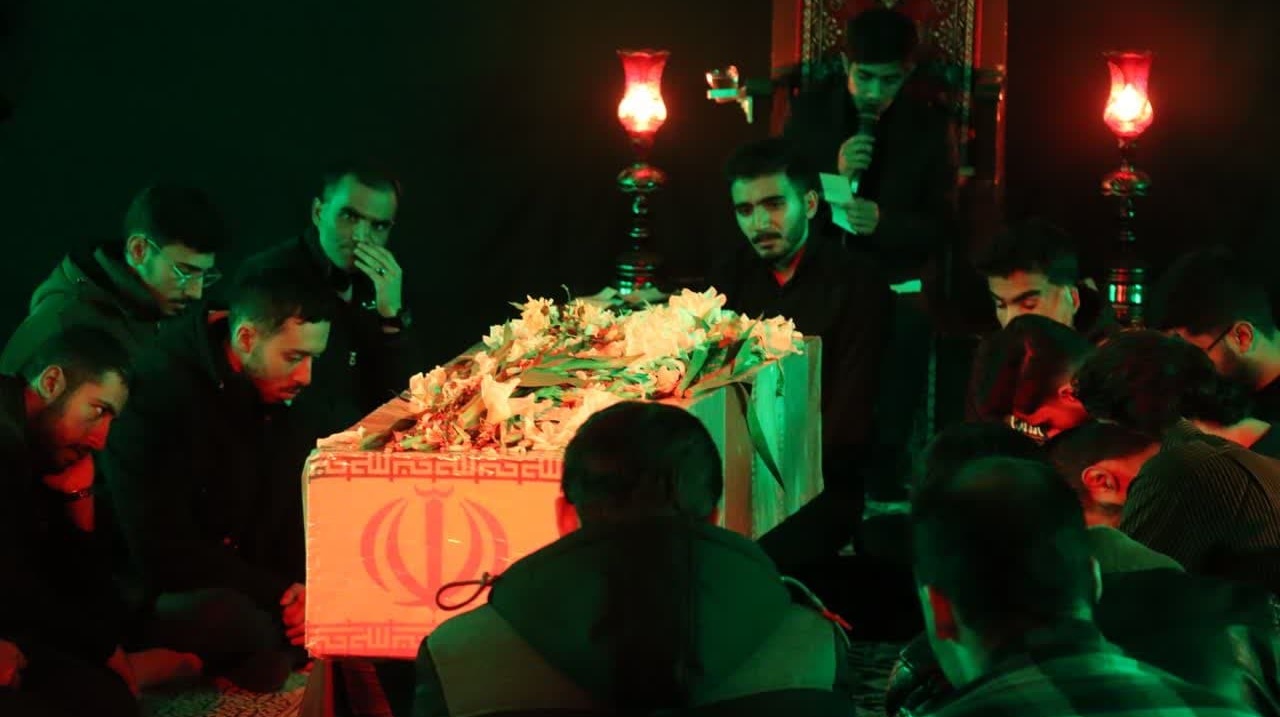 گزارش تصویری مراسم عزاداری سالروز شهادت حضرت فاطمه زهرا (س) در دانشگاه اروميه  متبرک به پيكر شهيد تازه تفحص شده