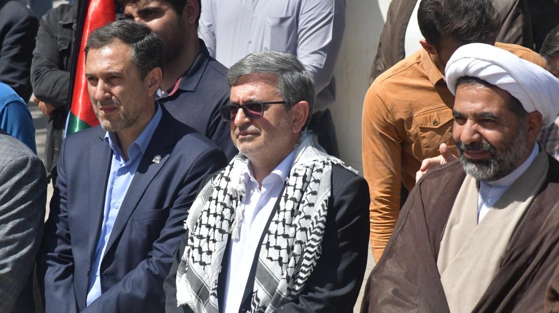 بازتاب بین المللی تجمع دانشگاهیان دانشگاه ارومیه در حمایت از دانشگاهیان معترض آمریکا و اروپا نسبت به نسل کشی و جنایات رژیم صهیونیستی در شبکه بین المللی سحر آذری