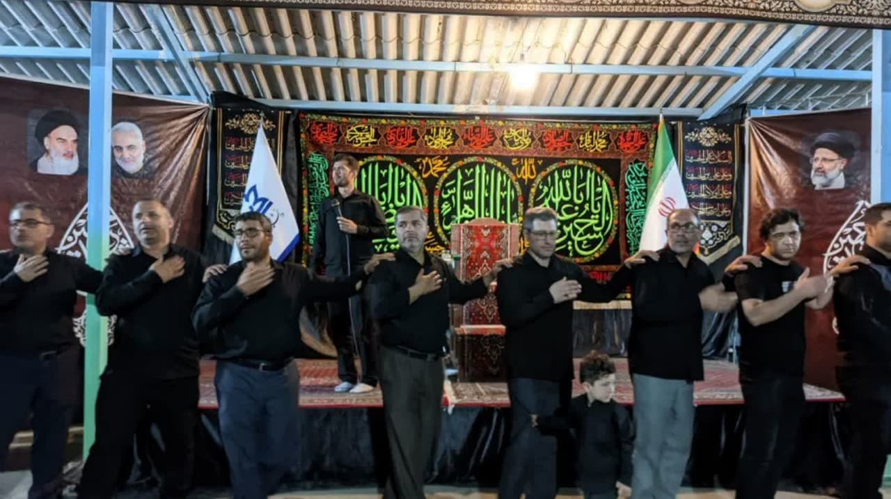 گزارش تصویری نهمین شب عزاداری اباعبدالله الحسین علیه‌السلام