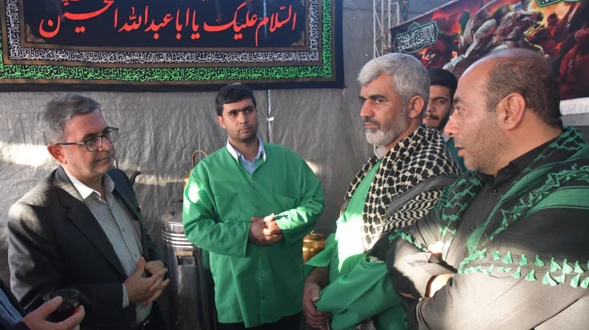بازدید رئیس دانشگاه ارومیه از موکب دانشگاهیان استان در مرز تمرچین